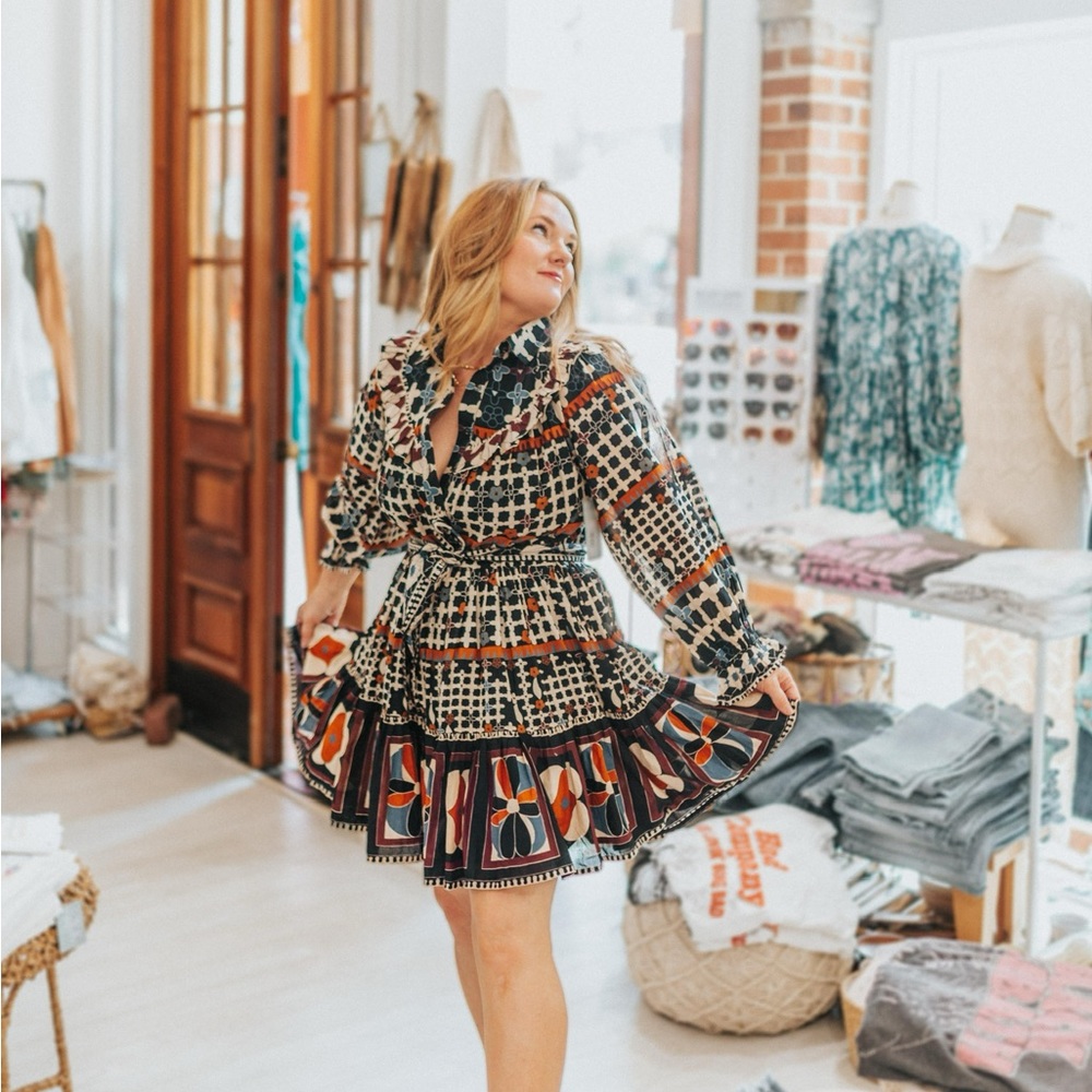 Lottie Mini Dress - Deco